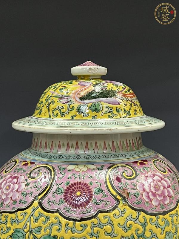 古玩陶瓷粉彩將軍罐真品鑒賞圖
