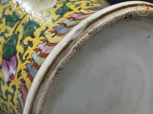 古玩粉彩將軍罐真品鑒賞圖