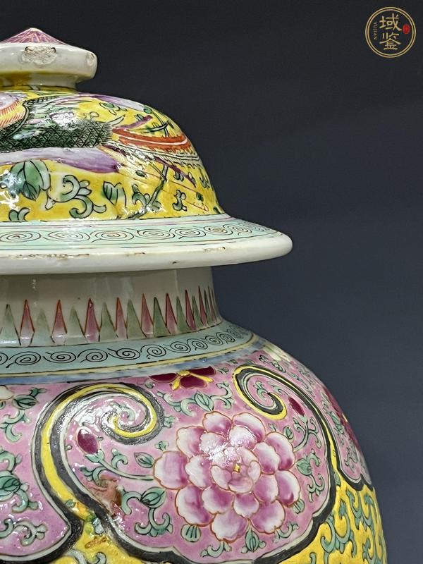 古玩陶瓷粉彩將軍罐真品鑒賞圖
