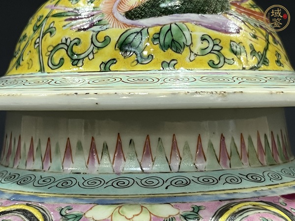 古玩陶瓷粉彩將軍罐真品鑒賞圖