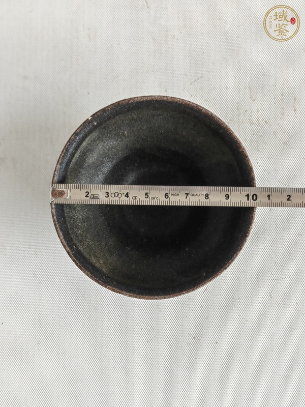 古玩陶瓷閩侯窯黑釉茶盞真品鑒賞圖