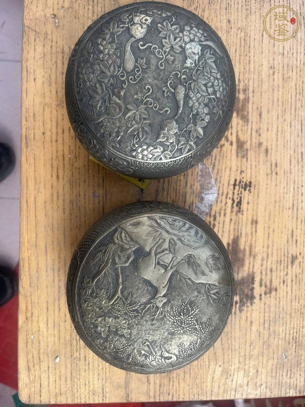 古玩銀盒真品鑒賞圖