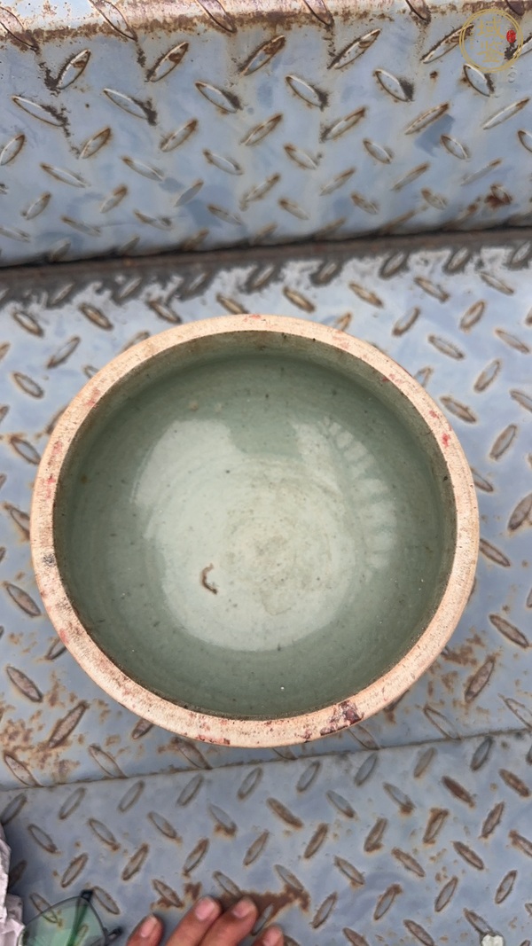古玩陶瓷綠哥釉香爐真品鑒賞圖