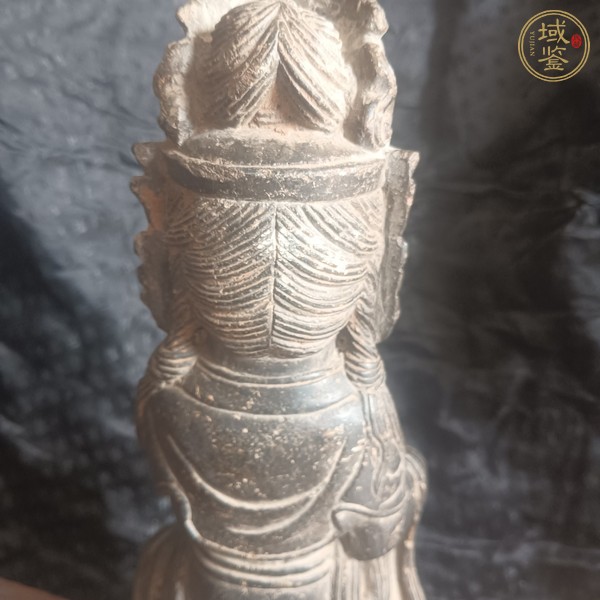 古玩雜項(xiàng)青石文殊菩薩真品鑒賞圖