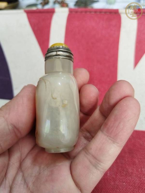 古玩雜項(xiàng)瑪瑙鼻煙壺真品鑒賞圖