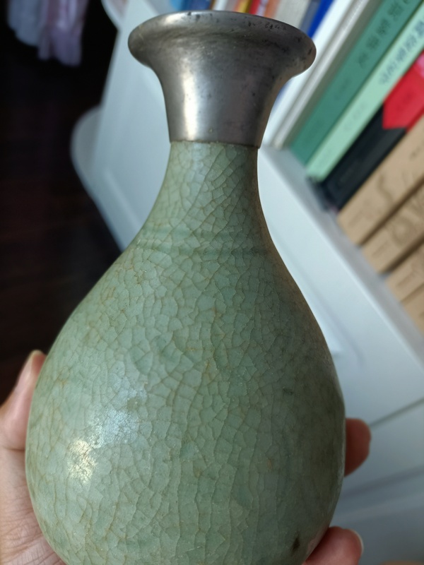 古玩陶瓷龍泉青瓷玉壺春瓶拍賣，當前價格2888元