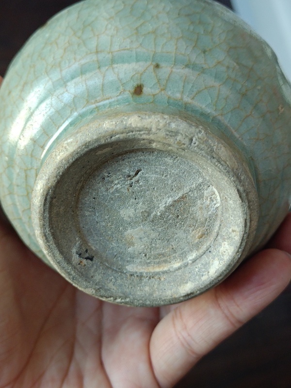 古玩陶瓷龍泉青瓷玉壺春瓶拍賣，當前價格2888元