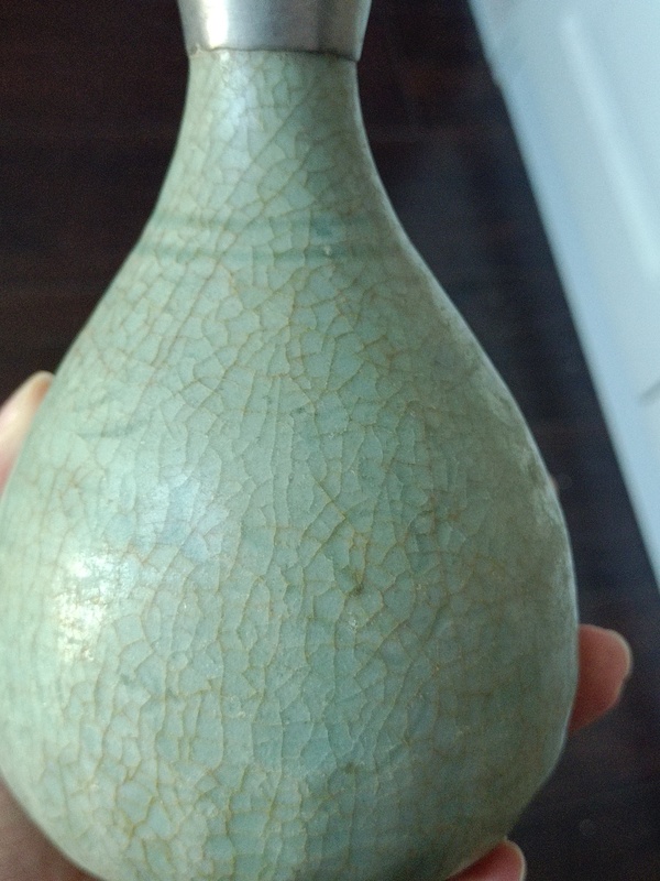 古玩陶瓷龍泉青瓷玉壺春瓶拍賣，當前價格2888元