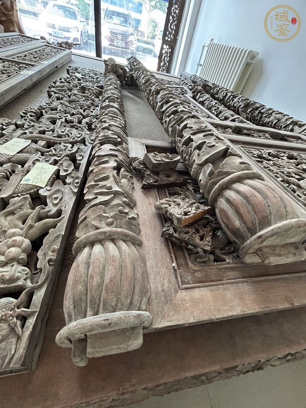 古玩雜項大龍床真品鑒賞圖