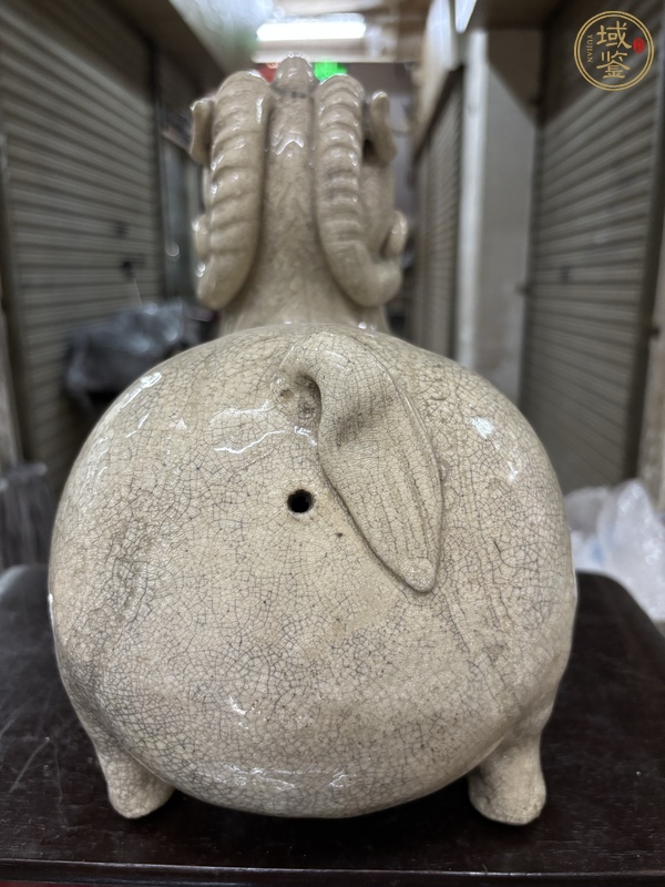 古玩陶瓷哥釉羊真品鑒賞圖