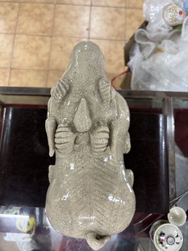 古玩陶瓷哥釉羊真品鑒賞圖