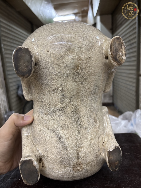 古玩陶瓷哥釉羊真品鑒賞圖