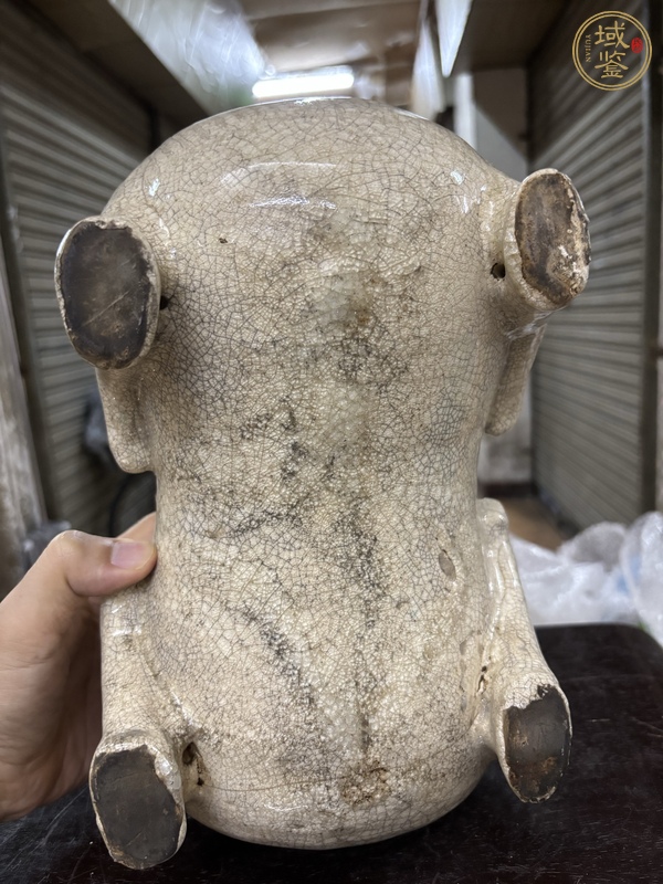 古玩陶瓷哥釉羊真品鑒賞圖