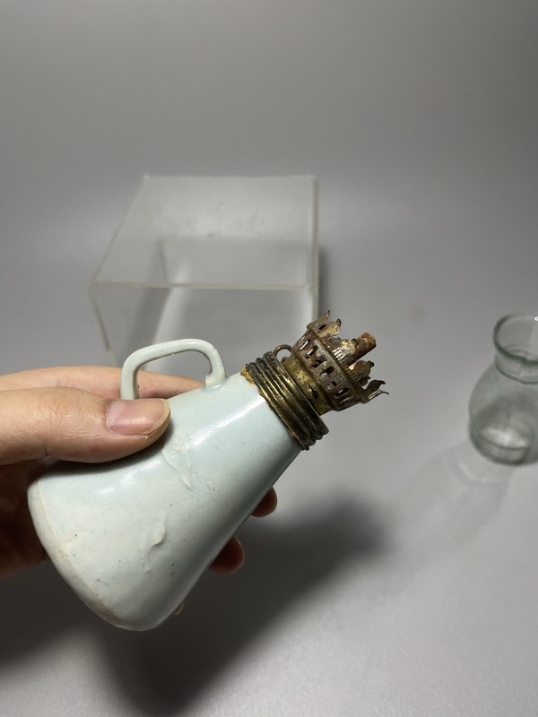古玩陶瓷青釉油壺拍賣,當前價格0元
