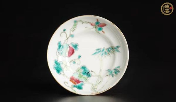 古玩陶瓷粉彩癩瓜碗真品鑒賞圖