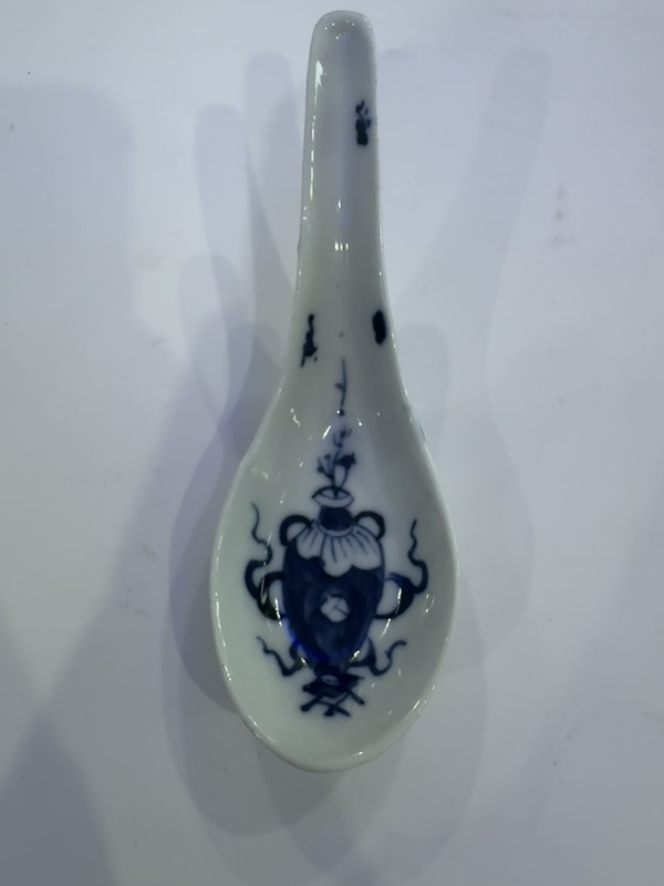 古玩陶瓷博古圖青花湯勺拍賣，當前價格788元
