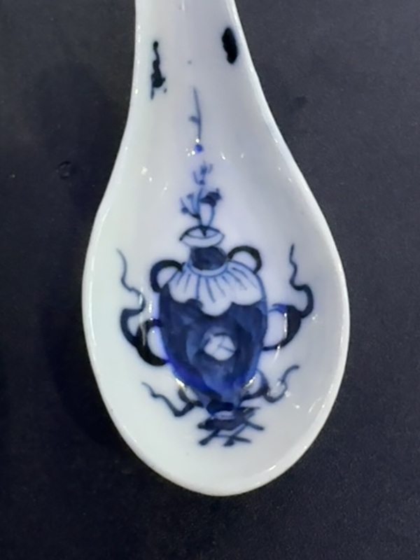 古玩陶瓷博古圖青花湯勺拍賣，當前價格788元