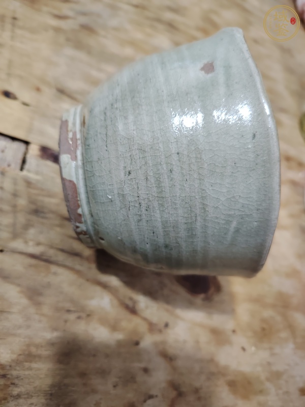 古玩陶瓷青釉杯真品鑒賞圖