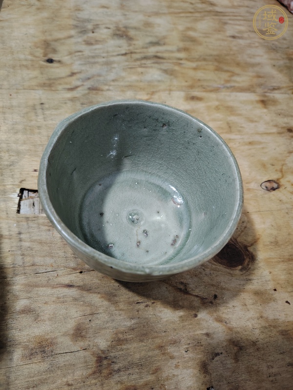 古玩陶瓷青釉杯真品鑒賞圖