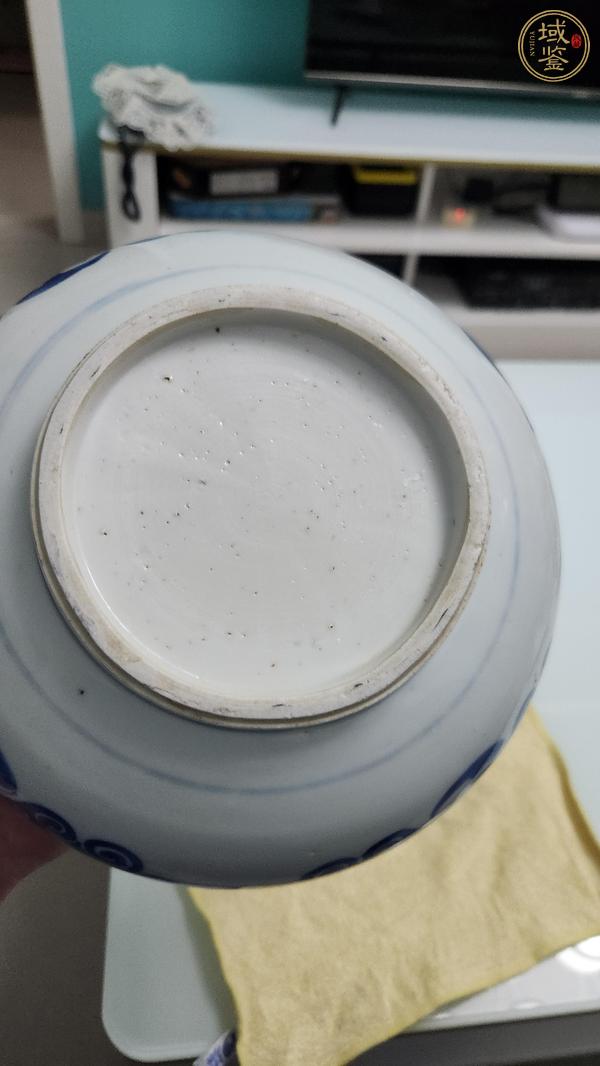 古玩陶瓷康熙青花饕餮紋香爐真品鑒賞圖