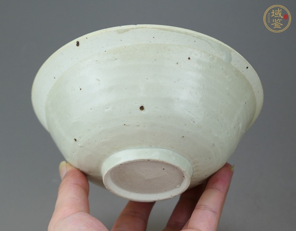 古玩陶瓷青白釉面包碗真品鑒賞圖