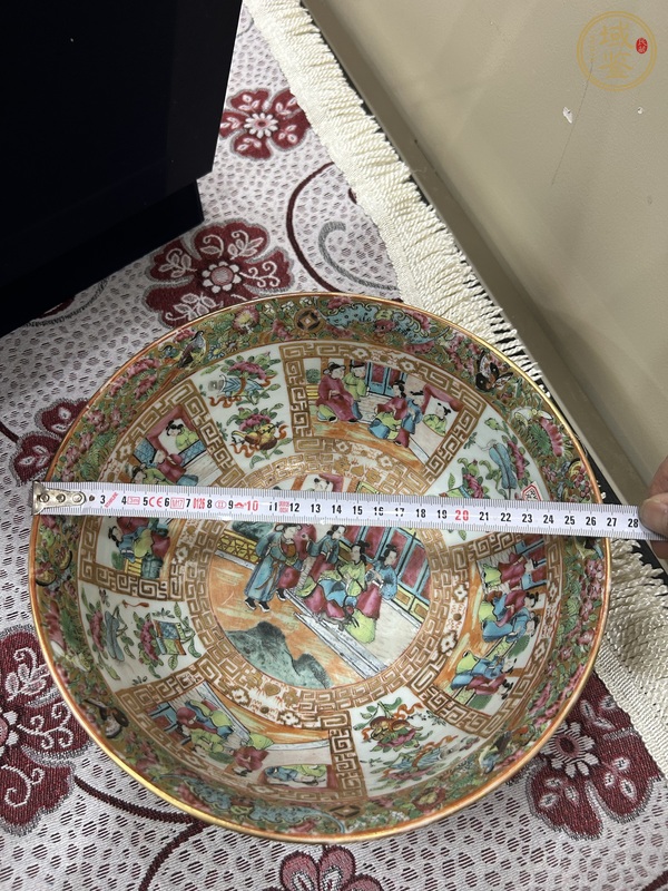 古玩廣彩碗真品鑒賞圖