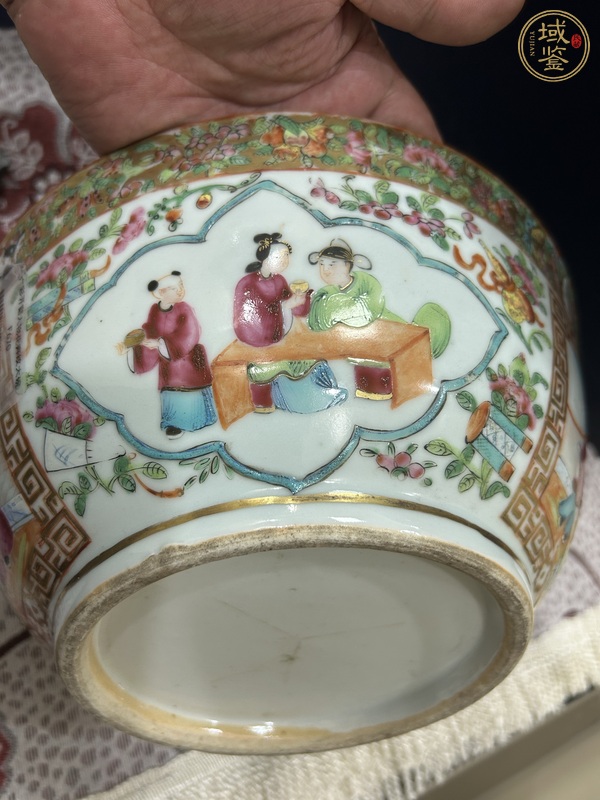 古玩陶瓷廣彩碗真品鑒賞圖