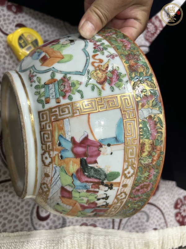 古玩陶瓷廣彩碗真品鑒賞圖