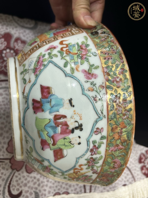 古玩陶瓷廣彩碗真品鑒賞圖