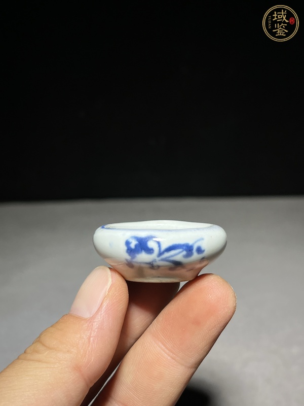 古玩陶瓷青花洗真品鑒賞圖