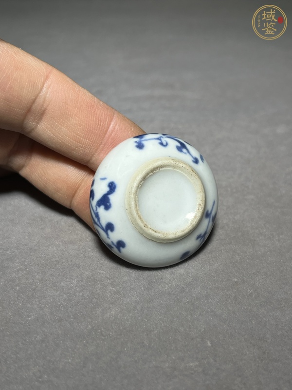 古玩陶瓷青花洗真品鑒賞圖