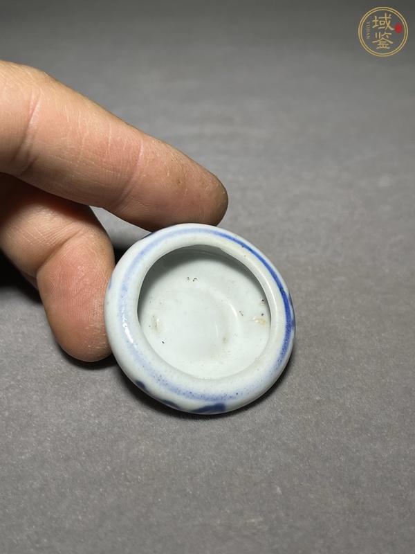古玩陶瓷青花洗真品鑒賞圖