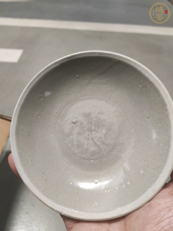 古玩陶瓷青白釉雙魚淺碗真品鑒賞圖