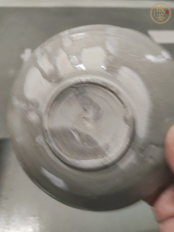 古玩陶瓷青白釉雙魚淺碗真品鑒賞圖