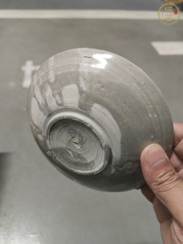 古玩陶瓷青白釉雙魚淺碗真品鑒賞圖