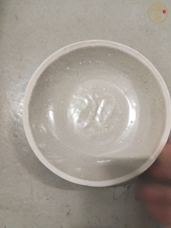 古玩陶瓷青白釉雙魚淺碗真品鑒賞圖