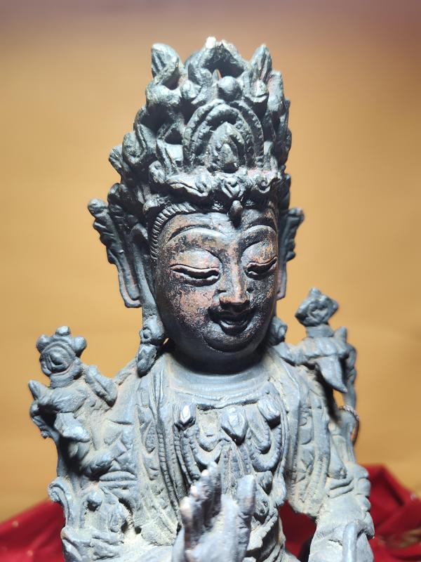 古玩銅器明代永宣風(fēng)格重器｜***象普賢菩薩銅像｜罕見傳世精品造像拍賣，當(dāng)前價格158000元