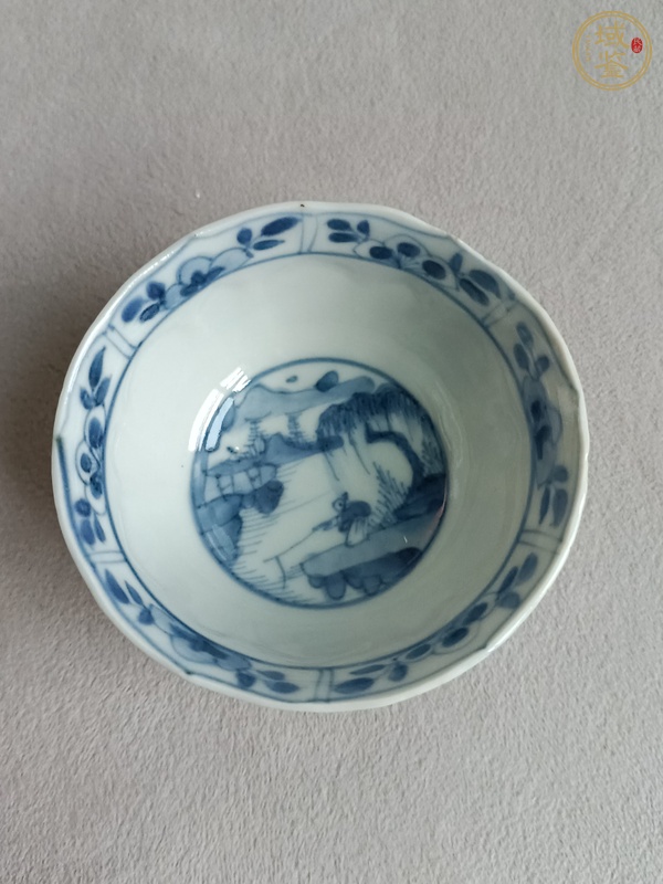 古玩陶瓷青花小碗真品鑒賞圖