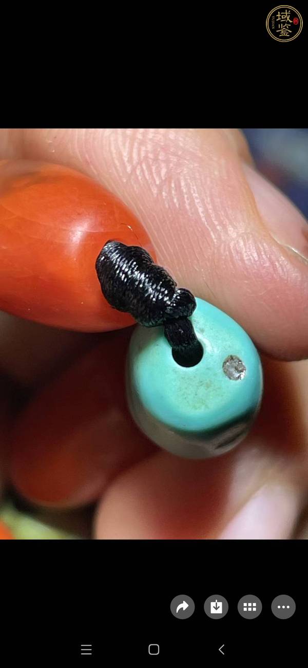 古玩玉器瑪瑙珠串真品鑒賞圖