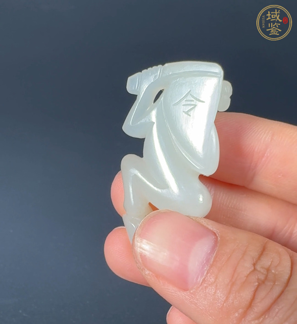 古玩玉器和田玉雕“送財(cái)童子”真品鑒賞圖
