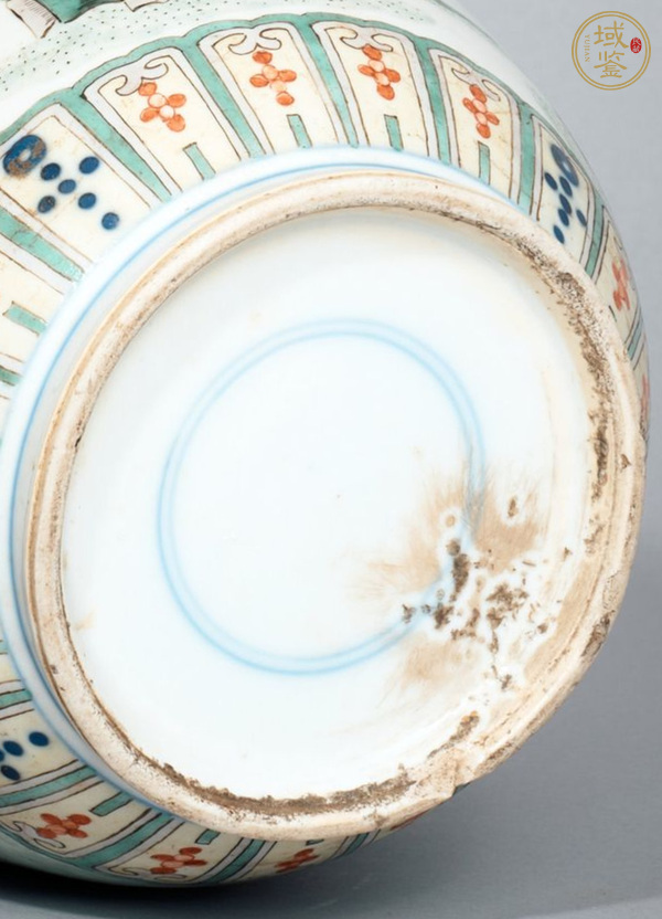 古玩陶瓷山水人物瓶真品鑒賞圖