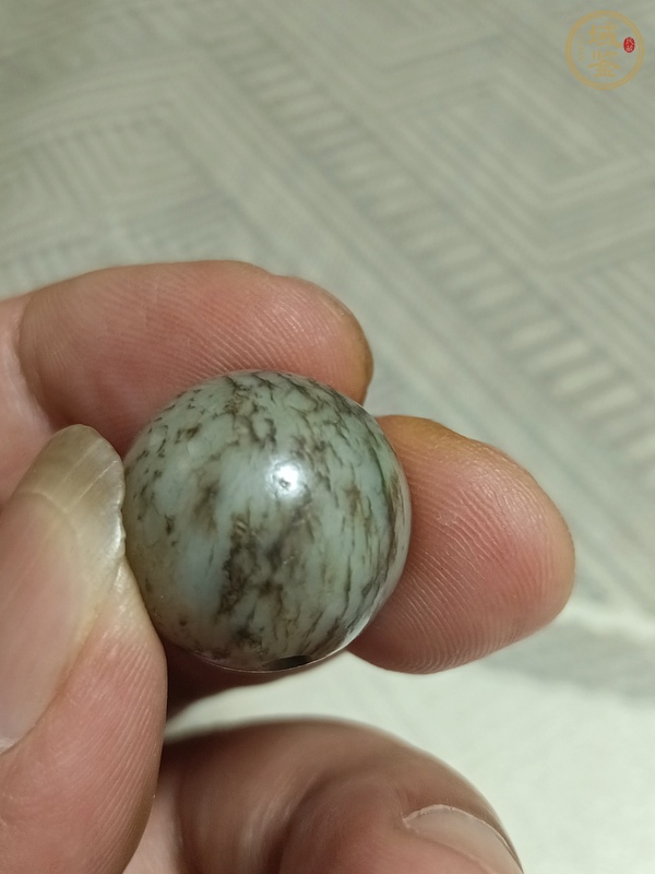 古玩玉器老玉珠真品鑒賞圖