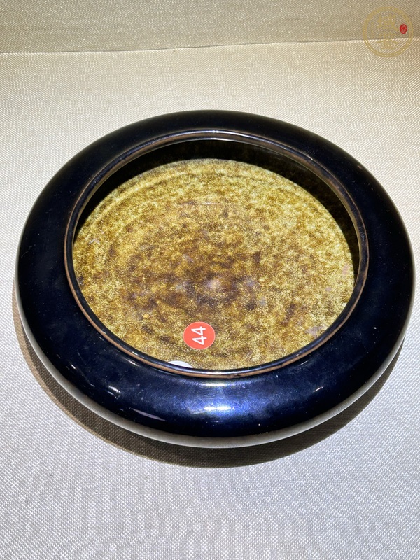 古玩陶瓷黑釉筆洗真品鑒賞圖