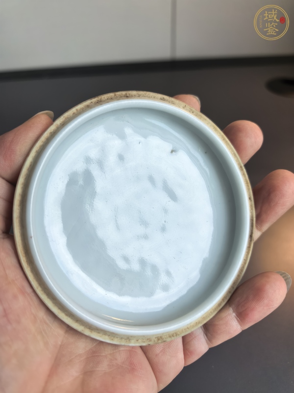 古玩陶瓷青花龍紋印盒真品鑒賞圖