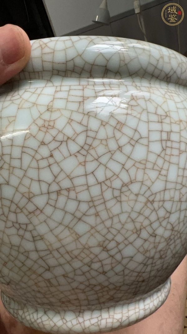 古玩陶瓷哥窯缸真品鑒賞圖