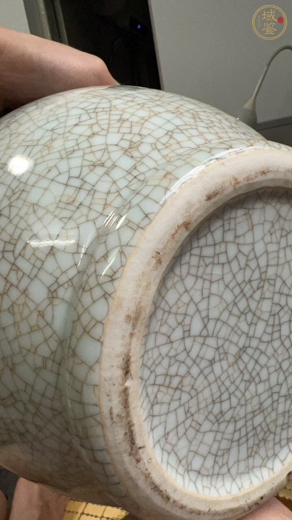 古玩陶瓷哥窯缸真品鑒賞圖