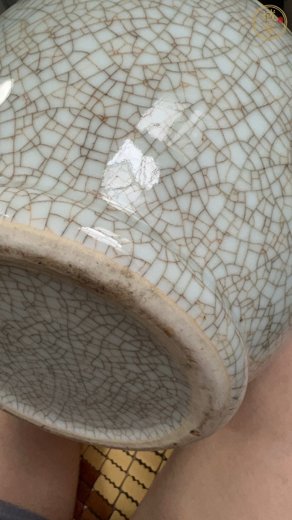 古玩陶瓷哥窯缸真品鑒賞圖