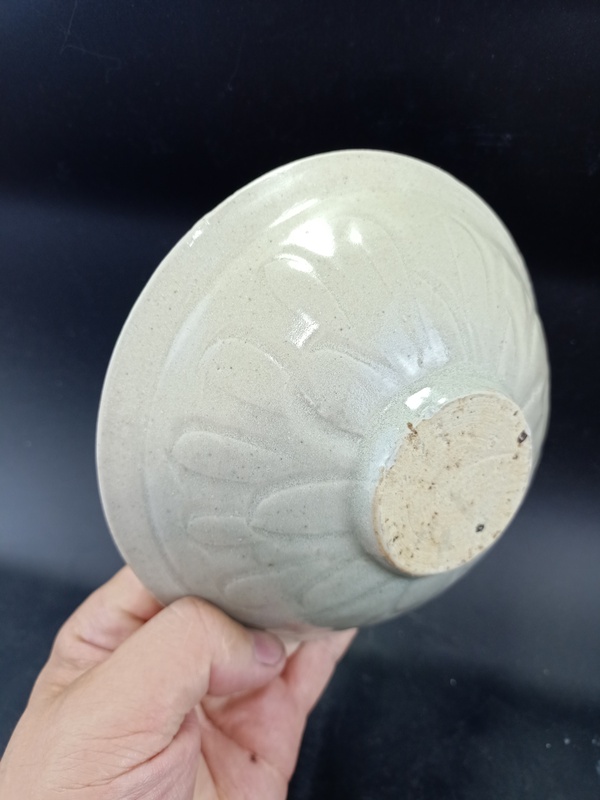 古玩陶瓷【館藏級精品】宋:影青釉內劃花外刻仰蓮紋碗【頂級釉水】【雙面工藝非常難得】拍賣,當前價格0元