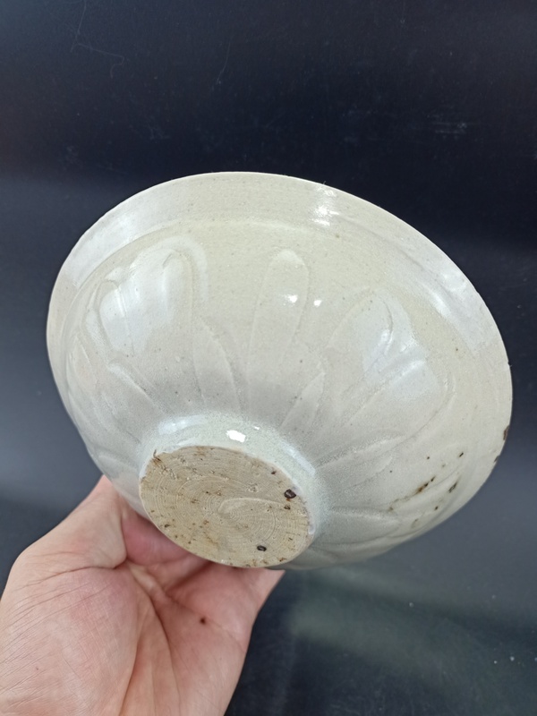 古玩陶瓷【館藏級精品】宋:影青釉內劃花外刻仰蓮紋碗【頂級釉水】【雙面工藝非常難得】拍賣,當前價格0元