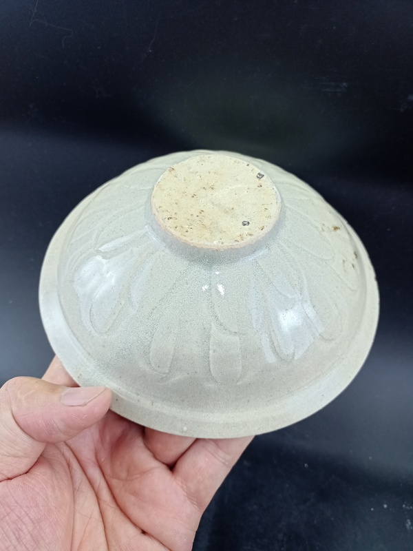 古玩陶瓷【館藏級精品】宋:影青釉內劃花外刻仰蓮紋碗【頂級釉水】【雙面工藝非常難得】拍賣,當前價格0元